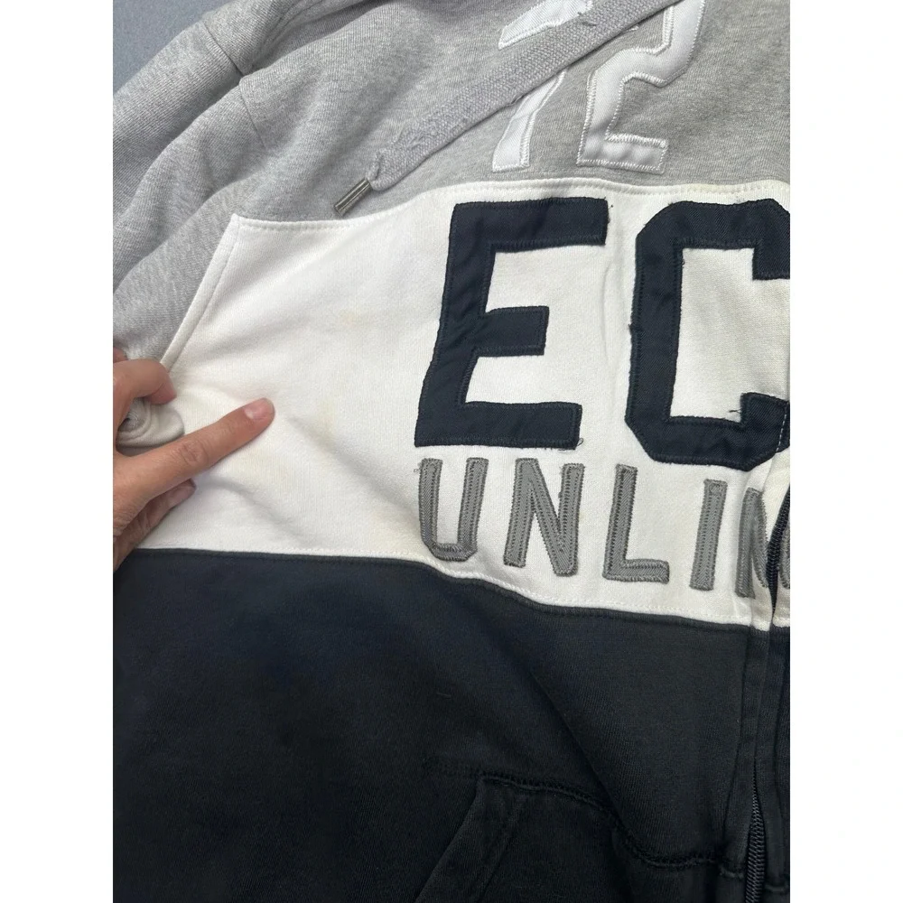 Ecko Unltd Full Zip Hoodie Vintage 90's Mens XXL Streetwear 1972